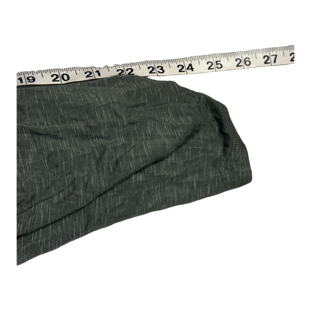 Democracy Sage Green Embroidered Henley Top Size L - Picture 7 of 7